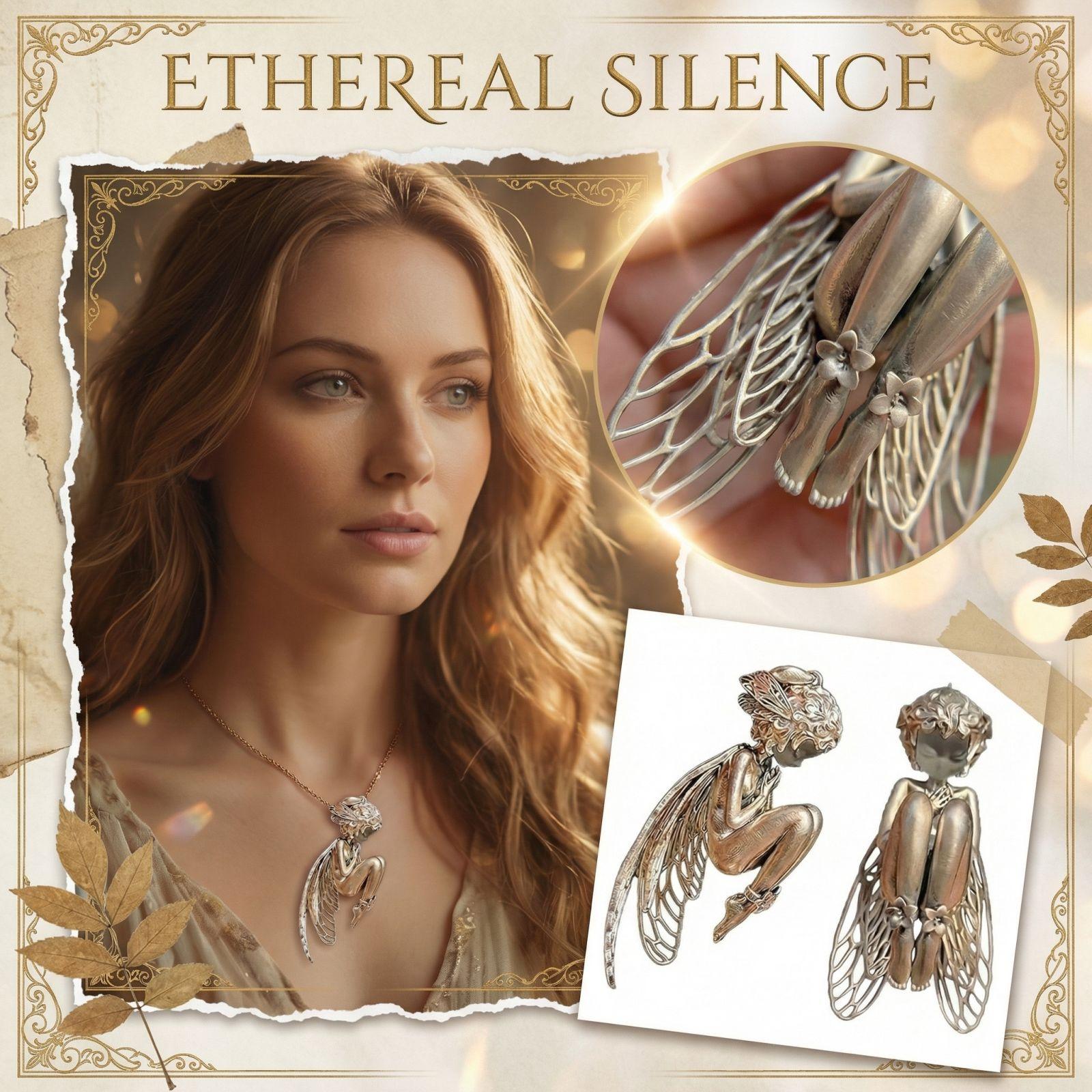 

Silent Pendant, Elegant Necklace Pendant, Hand-Carved Curly Hair & Filigree Jewelry, Gift For Women And Men, Meaningful Gift One Size белый