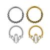 Multifunctional Nose Ring Seamless Design Comfortable Wear Body Piercing Jewelry Stainless Steel Fashion Accessories