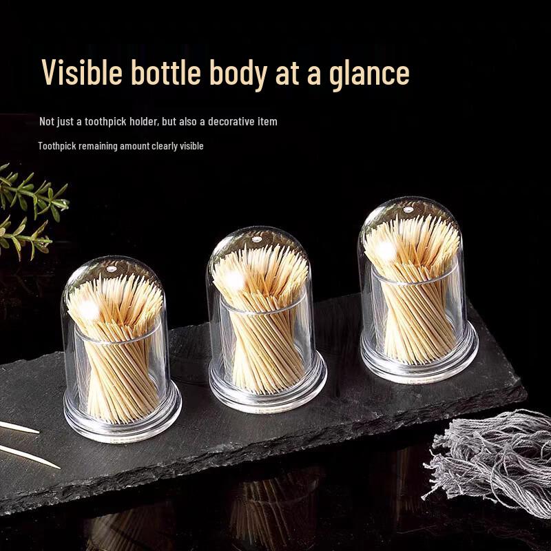 Zhi Shi Commercial Acrylic Toothpick & Powder Bottle Dispenser