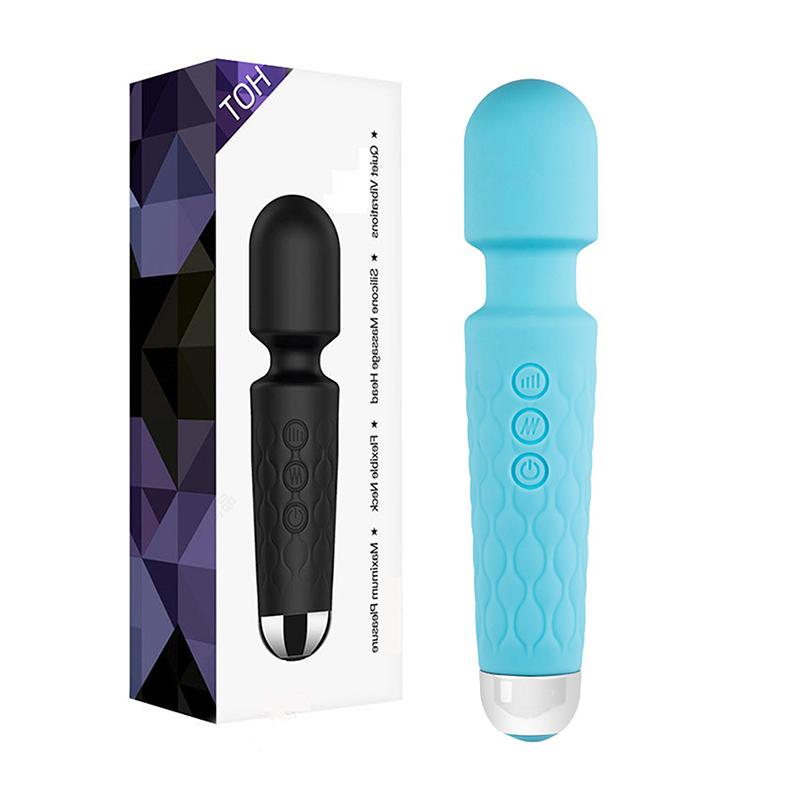 Av Vibrator Strong Magic Wand Waterproof Massager Clitoris Stimulator Sex Toys G Spot Usb Rechargeable Adult Female Sex Product