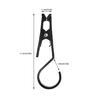 Practical Tent Clip with Plastic Construction Camping Gear Fasteners for Mounting Canopies and Hanging Equipment