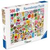 Ravensburger - Puzzle 500 pièces - Stickers kawaii - Adultes et enfants dès 12 ans - Puzzle de qualité supérieure - 12001796