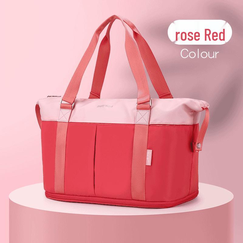 Man Yueyi Expandable Large Capacity Trolley Handbag: Versatile Travel, Business, and Fitness Bag.