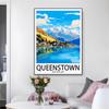 Modern Queenstown Travel Poster New Zealand Landscape Art Print Coloful Dunedin Tongariro Canvas Painting Home Room Decoration