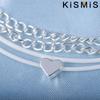 New Boho Heart Anklet & Bracelet Combo - Adjustable Multilayer Chain Summer Beach Jewelry for Women