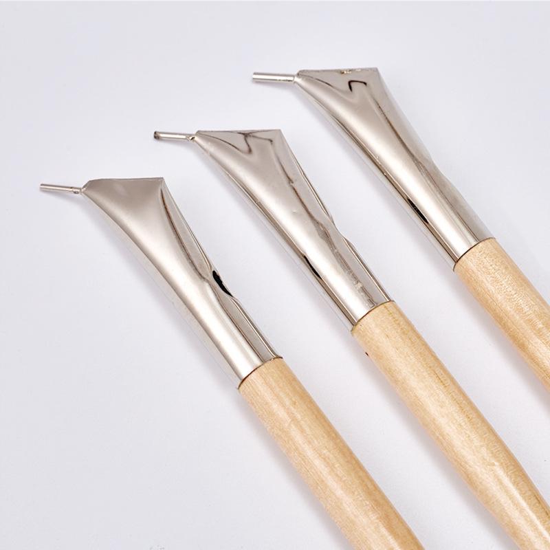 Cross-Border 3 Batik Art Pens & Clay Sculpting Tool Set for DIY Pottery