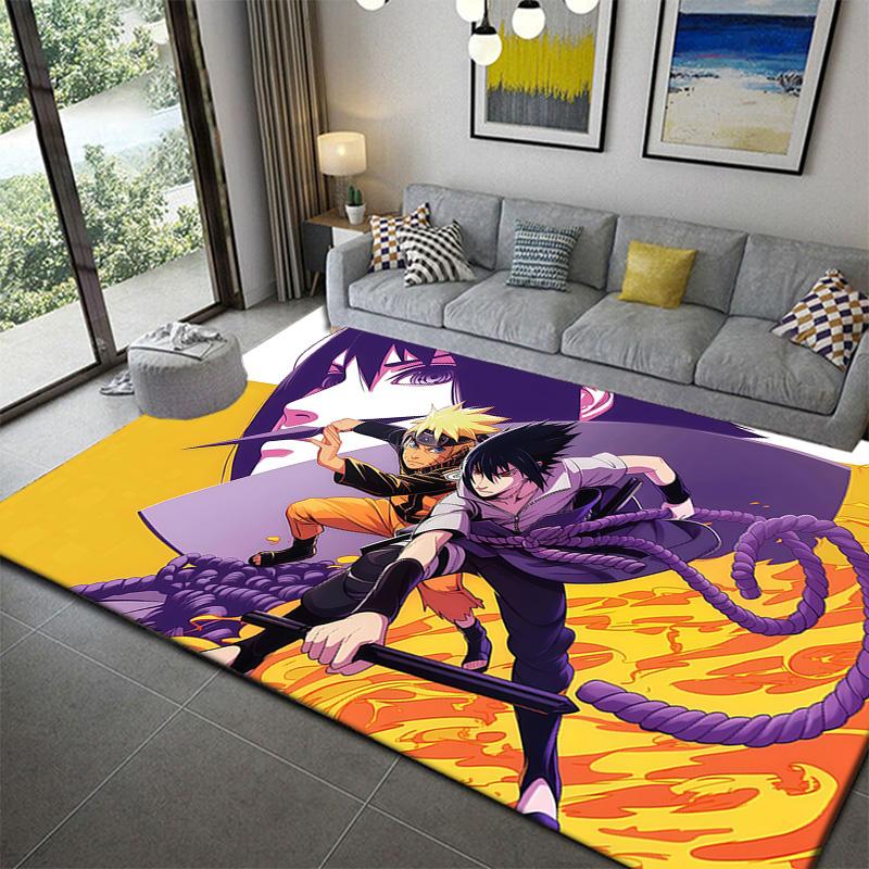 Naruto Anime Art Design Rug Soft Durable Non-Slip Carpet for Home Decoration