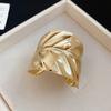 Metal irregular wave texture open bracelet fashion versatile bracelet niche design jewelry women
