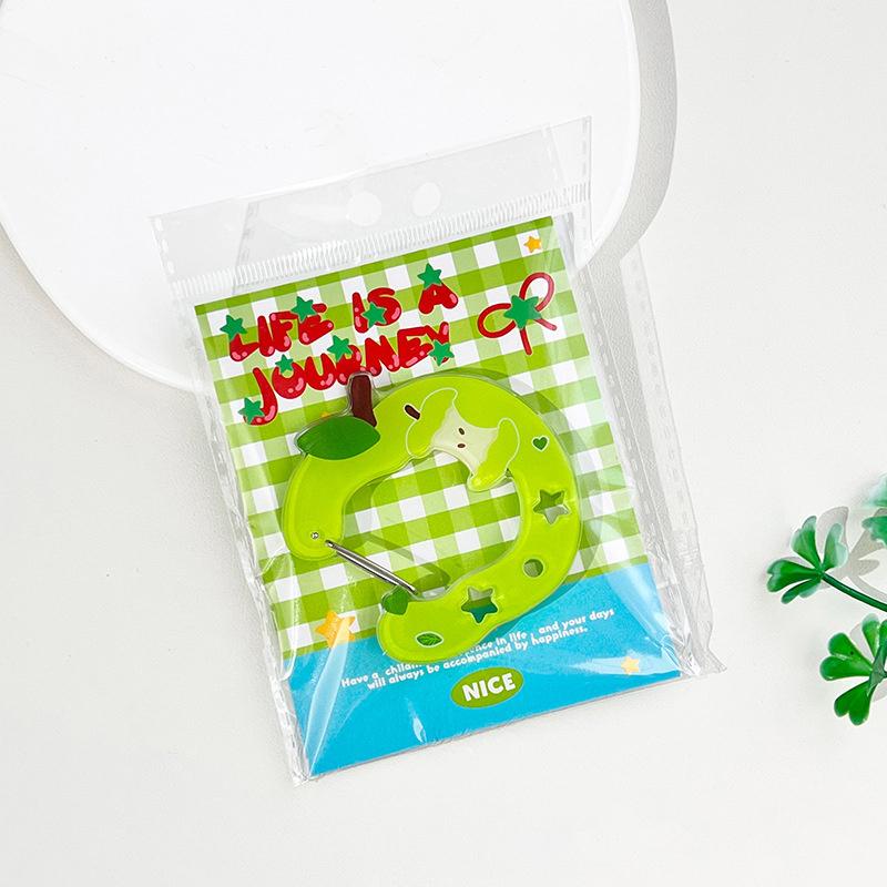 

Милый мультяшный акриловый держатель для брелока, кавайный брелок в виде фрукта, креативный карабин для подвески на сумку, крючок, аксессуары для подвешивания ключей