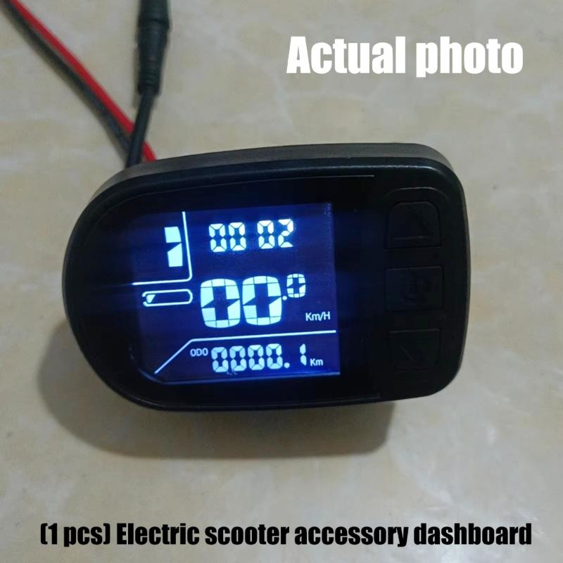 Elektroroller Dashboard Meter LCD Display Controller Vorne Hinten Controller Ersatzteil Für Erhöht Die Radfahrsicherheit