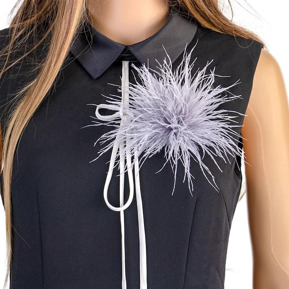 Broches à Plumes Grandes 8-10cm Design Exagéré Broche à Plumes Accessoires Accessoires pour Cheveux