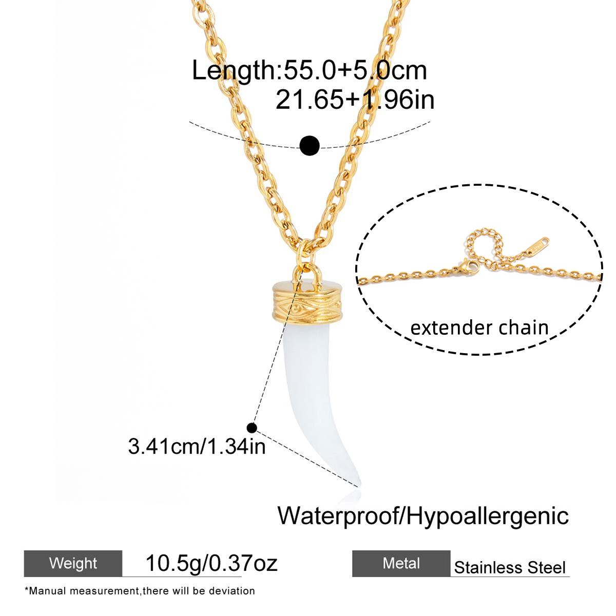 

Yori Exclusive Waterproof Bull Head Pendant Necklace Stainless Steel 18K PVD Plated Individualistic Holiday Jewelry Wholesale