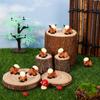 20Pcs Charming Mini Highland Cow Figurines Cute Resin Animal Sculptures For Diy Crafts Dollhouse Garden For Room Decor