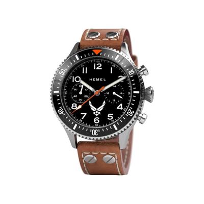 USAF Special Edition Aim High Black With Super-LumiNova C3 Dial Quartz HFUSAF1-04 100M Men's Watch