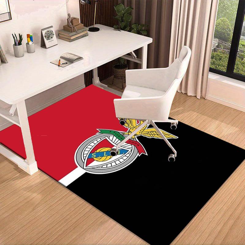 Ben Football Crest Printed Area Rug for Office, Chair Rug, Decorative Carpet Floor Mat, Large Size Fan gifts Christmas gifts