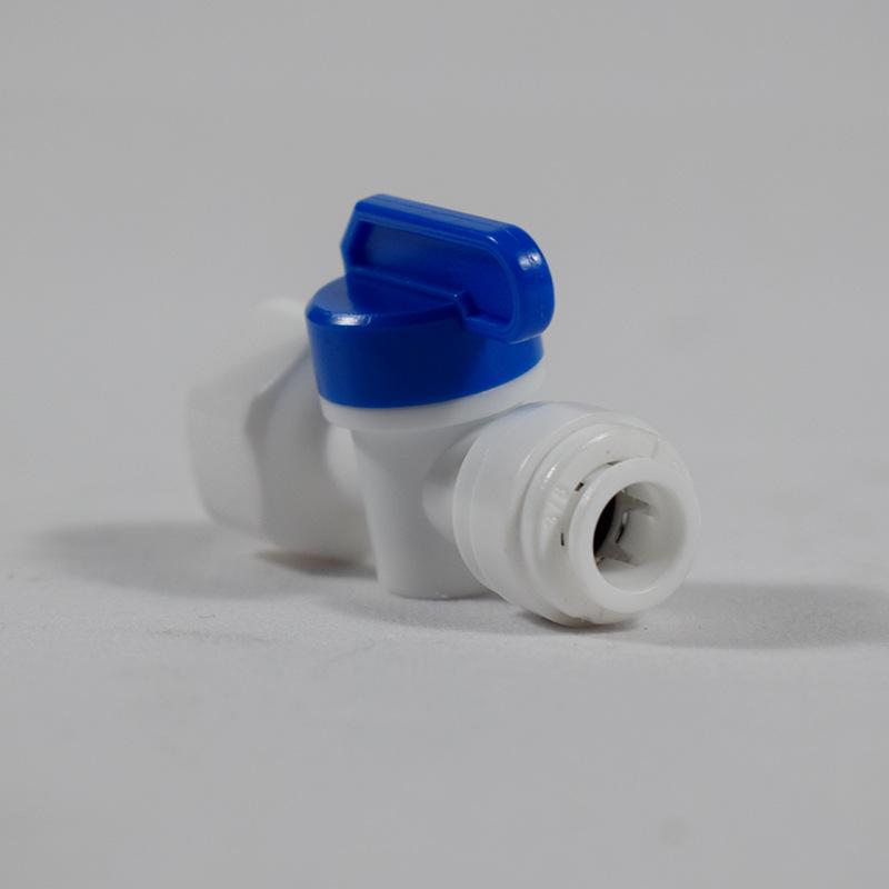 Quick Connect Ball Valve: 1/2'' To 1/4'' Threaded Water Purifier Switch