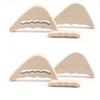 1/2Pair Toe Plug Soft Sponge Half Insoles Reusable Toe Filler Inserts Shoes Adjustable Big Foot Brace Pad Unisex Shoe Inserts
