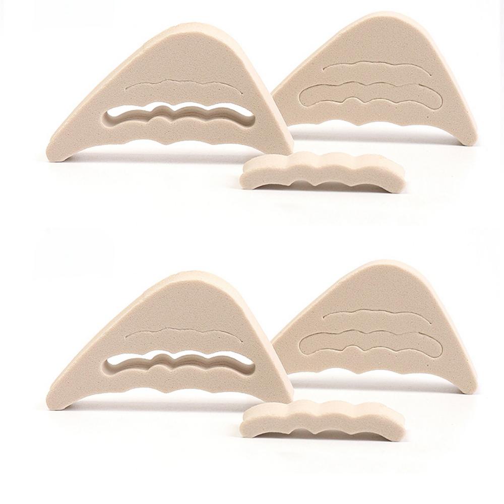 1/2Pair Toe Plug Soft Sponge Half Insoles Reusable Toe Filler Inserts Shoes Adjustable Big Foot Brace Pad Unisex Shoe Inserts