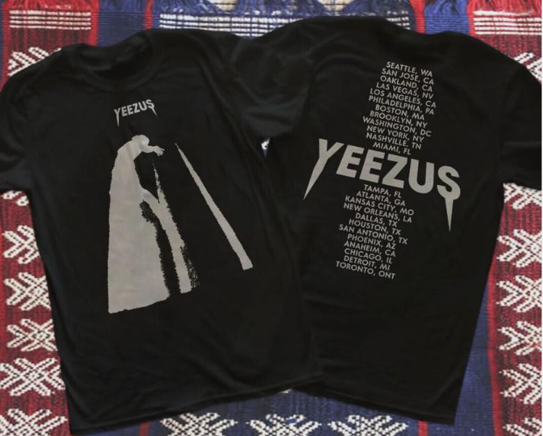 Kanye West Yeezus Tour Official Vintage Merch T-shirt XXL