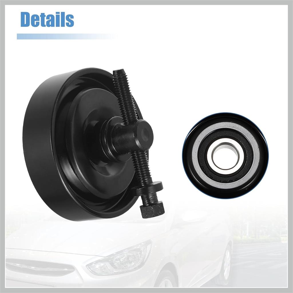 97834-29010 Car Drive Belt Tension Pulley for Hyundai Accent Elantra Tiburon Tucson for Kia Soul Belt Tensioner Idler Pulley Replace 97834-29000