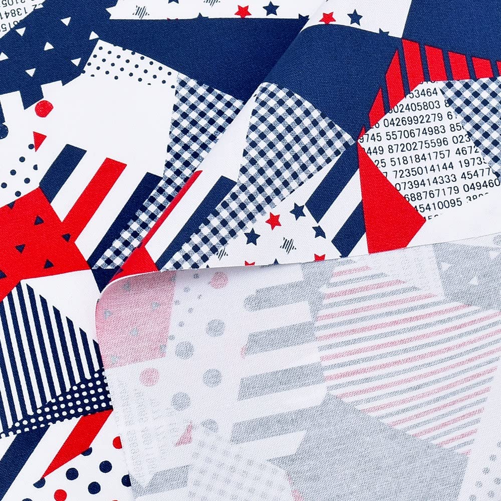 COLORFUL TEXTILE MARKET Tricolor Collage Oxford Fabric with Floral 110cm X D00D0620 Pattern, 200cm,