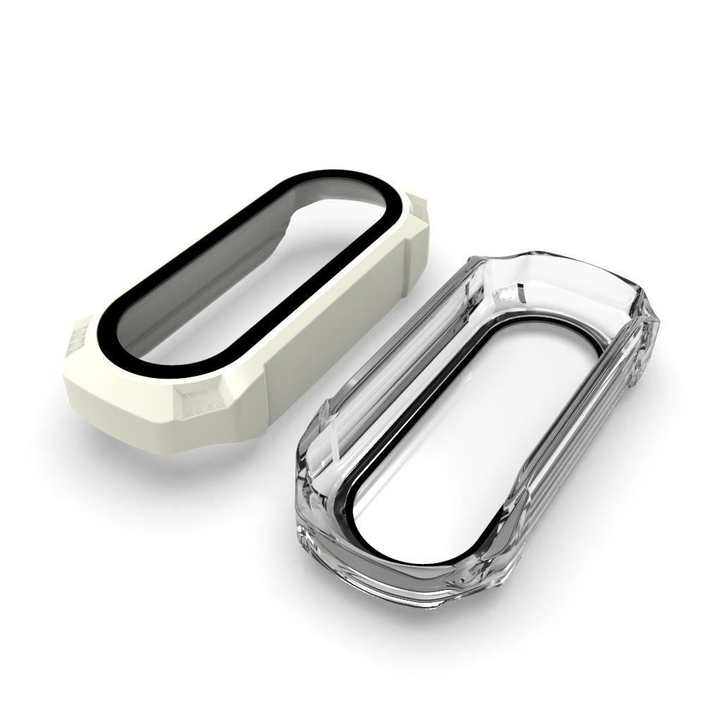 Gehärtetes Glas+ Bumper Case Hülle Für Xiaomi Mi Band 10 Vollschützende Bumper Case Uhrenzubehör
