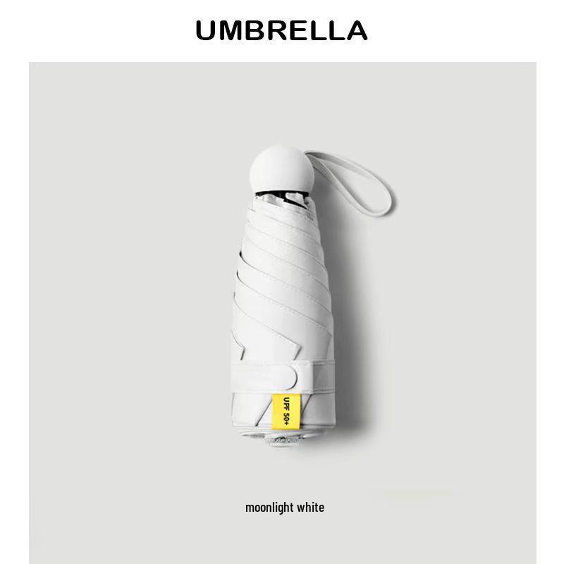 50% Off Women's Portable Sun Umbrella - Anti-UV, Manual Folding, Rain or Shine Parasol