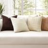 Textured Throw Pillow Covers Super Soft Lumbar Pillow Cover Plush Pillowcase  Living Room