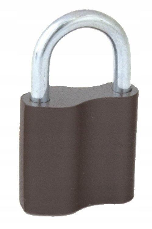 Zamak padlock with cylinder lock, 30 mm