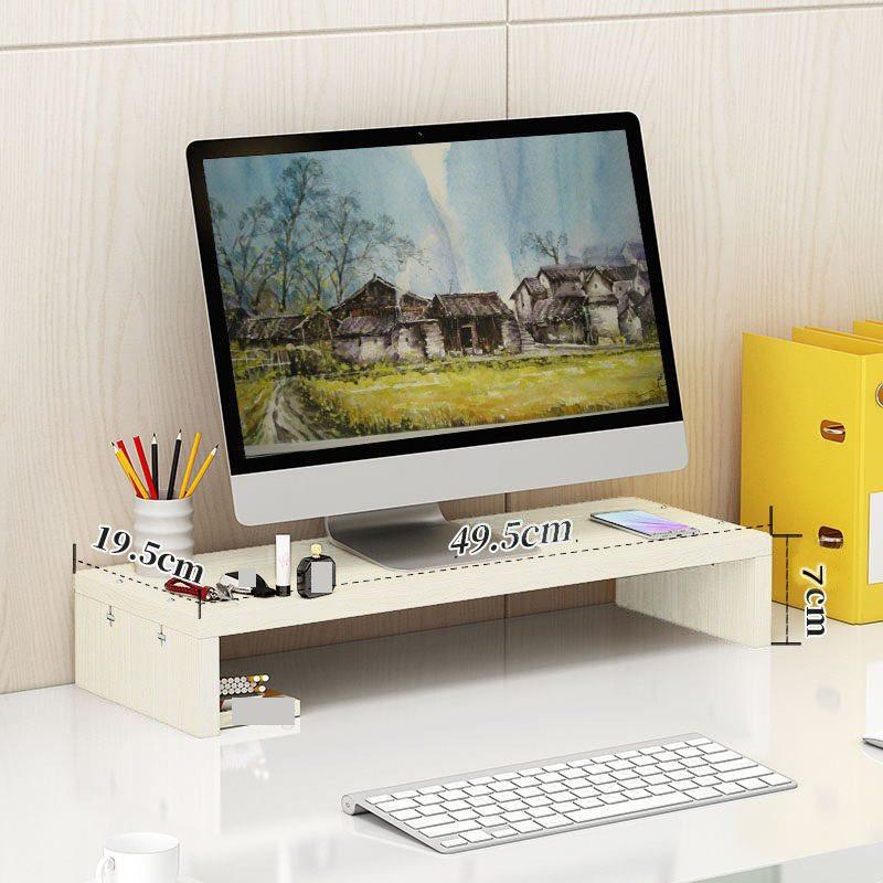1pcs Computer height stand, monitor bracket, desktop storage rack, office desk shelf