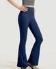 TASOGARA Flared Yoga Sports Slim Long Legs Women's Pants, Tights, Butt-Shaping, Sweat-Wicking, Quick-Drying, High-Waisted, Stretch, Fit, (JP,