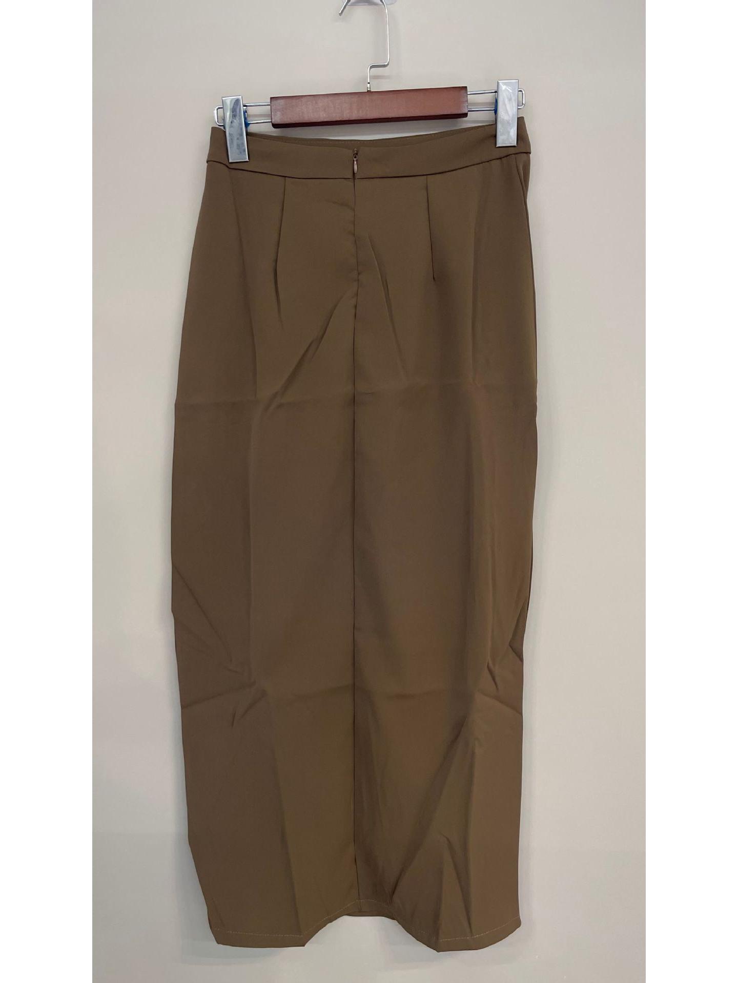 

Women s High Waist Irregular Pleated Bodycon Midi Skirt for Spring & Autumn XXL, fits around 135 jin