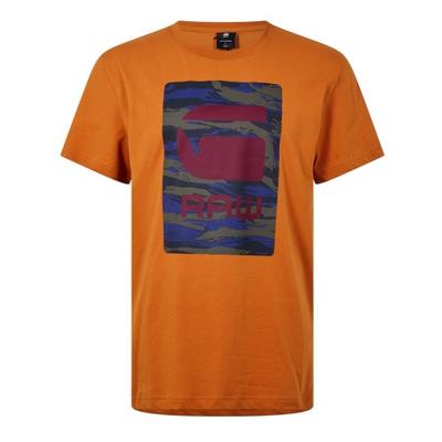Mens Camo Box Cotton T-Shirt