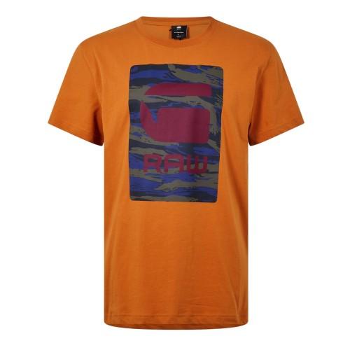 G-Star Mens Camo Box Cotton T-Shirt