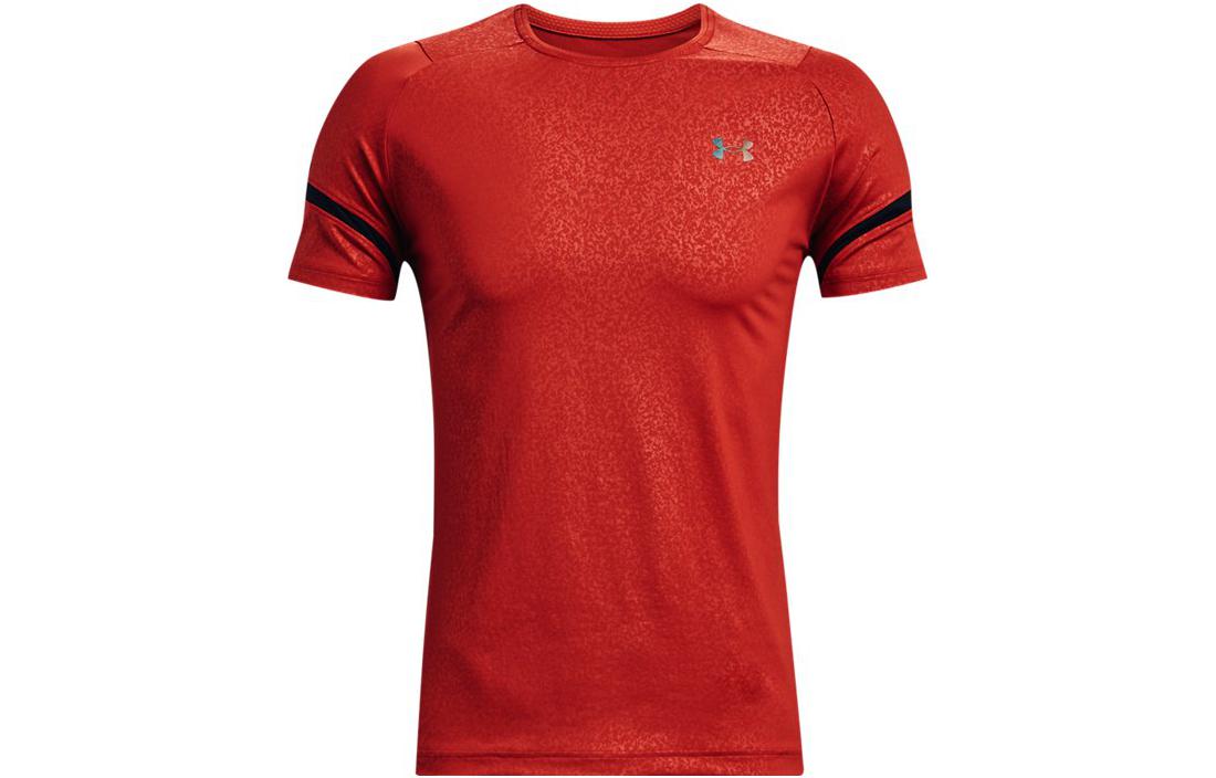Under Armour RUSH T Shirt Men s Orange 1366064-839 L