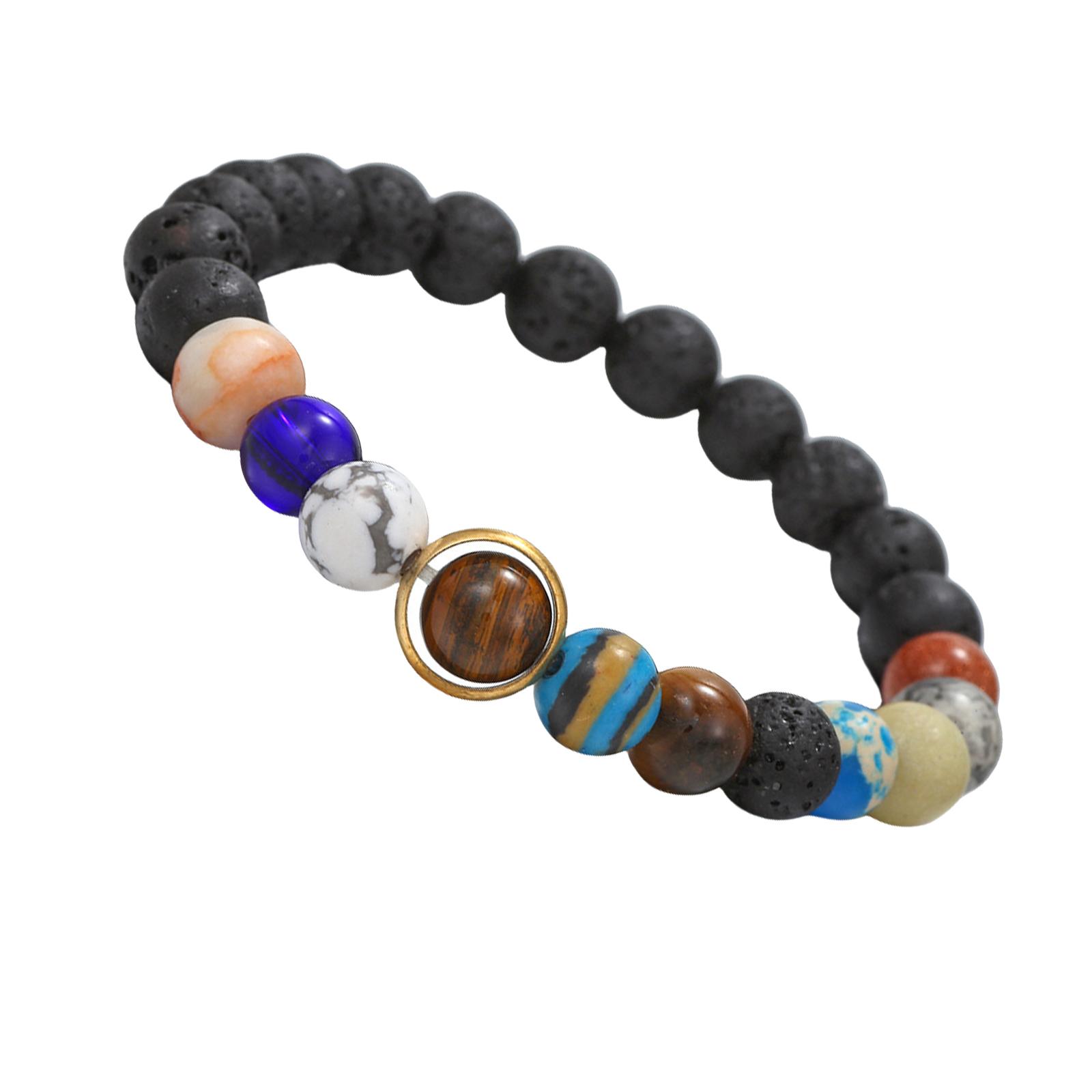 

Винтажные стили Звездная галактика Браслет Регулируемый Прочный Камень Символ Ювелирное украшение Аксессуар Портативный для мужчин и женщин