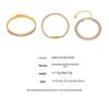 Women's Luxury Zircon Claw-Set Bracelet: European & American Style, Gold-Plated Titanium Steel, Colorful Diamond-Inspired Design