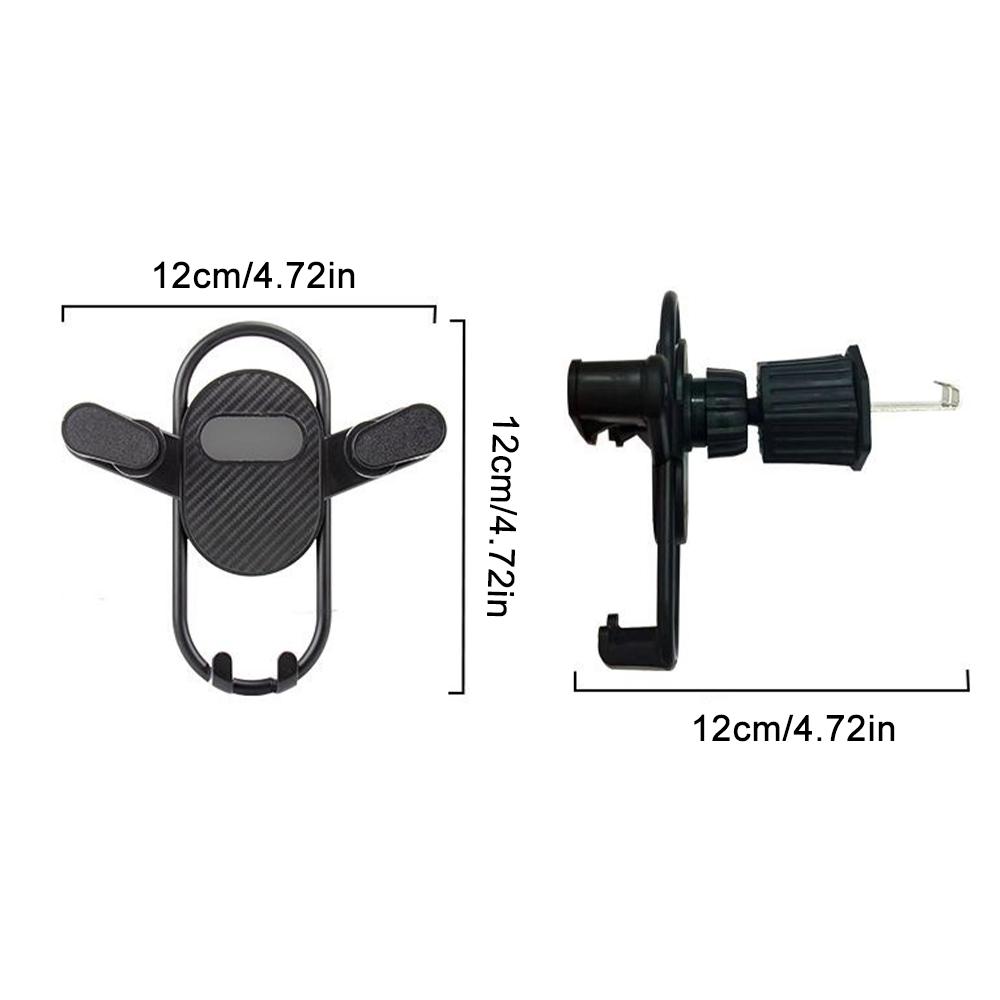 2023 New Gravity Two-wheel Two-generation Air Outlet Phone GPS For Car Stand Phone Support Mobi Y1C6