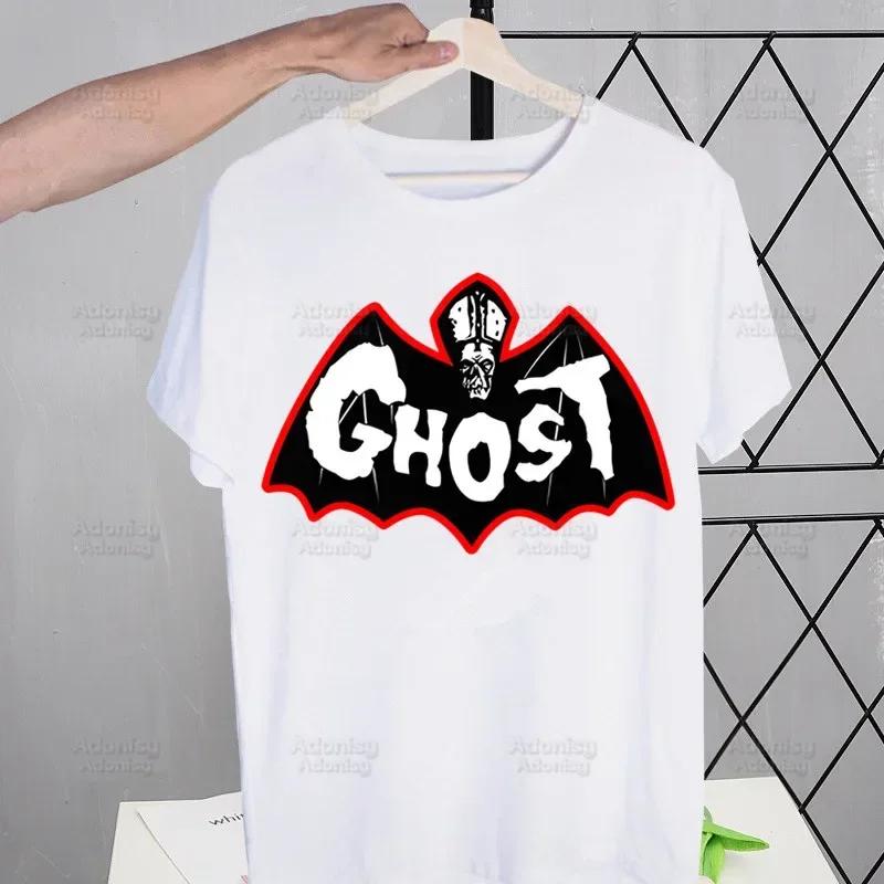 Ghost Band Hard Rock Band Harajuku Men's Tshirt Unisex Short Sleeve T Shirt Casual Ghost B.C. Heavy Metal T-shirt Male Tops