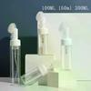 100/150/200ml Prázdná Pěnicí Pumpovací Láhev Se Silikonovým Štětcem Tlačná Láhev Na Pěnu Na Čištění Obličeje
