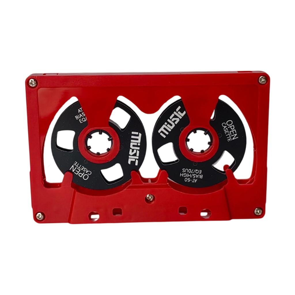 Collectible Open Frame Metal Cassettes 45Minutes Double Side Blank Cassettes Tape Premium Audios Claritys Creative Projects