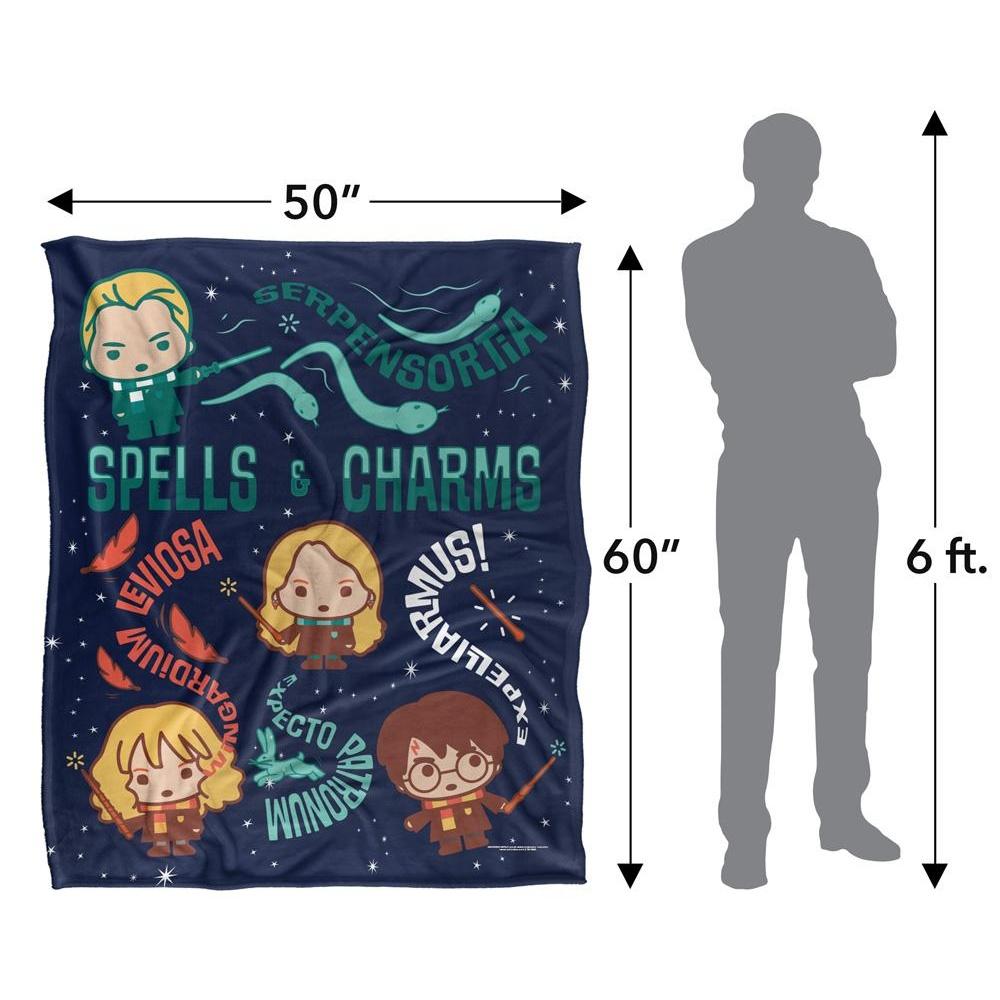 Harry Potter Spells & Charms Chibi Blanket