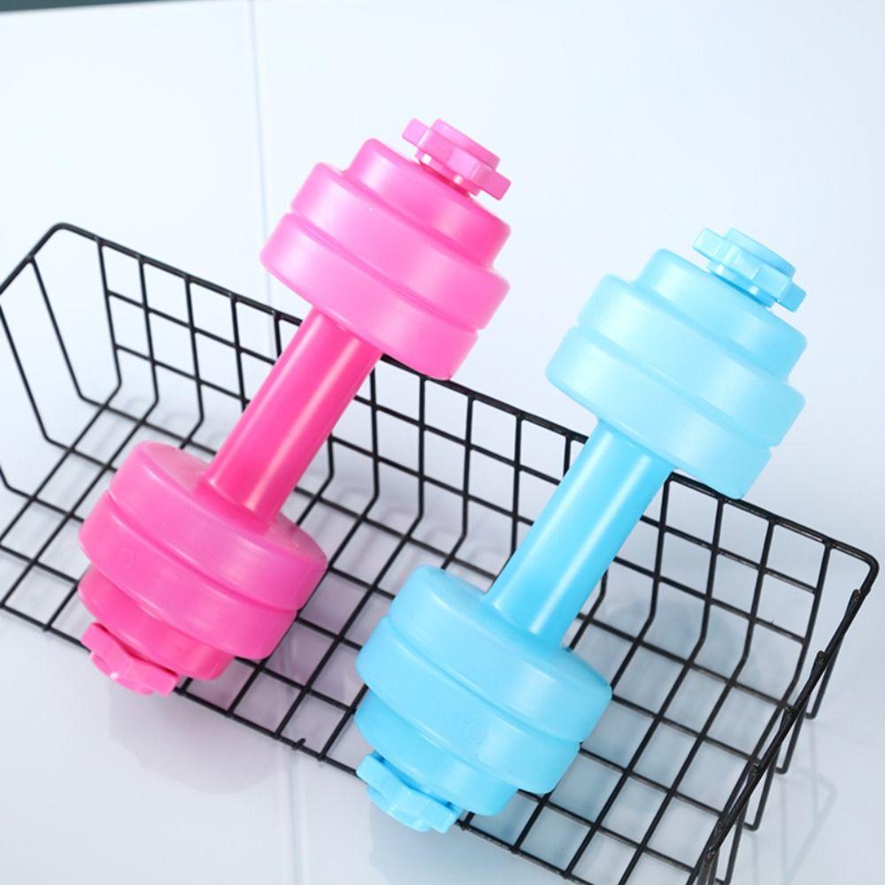 830ML Dumbbell Water Cup Multifuntion Fitness Water Bottle Water-filled Dumbbells  Office