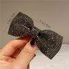Elegant Women's Rhinestone Bow Hair Clip, Sparkling Resin Design, Ideal for Daily & Special Occasions, Perfect Valentine's Gift