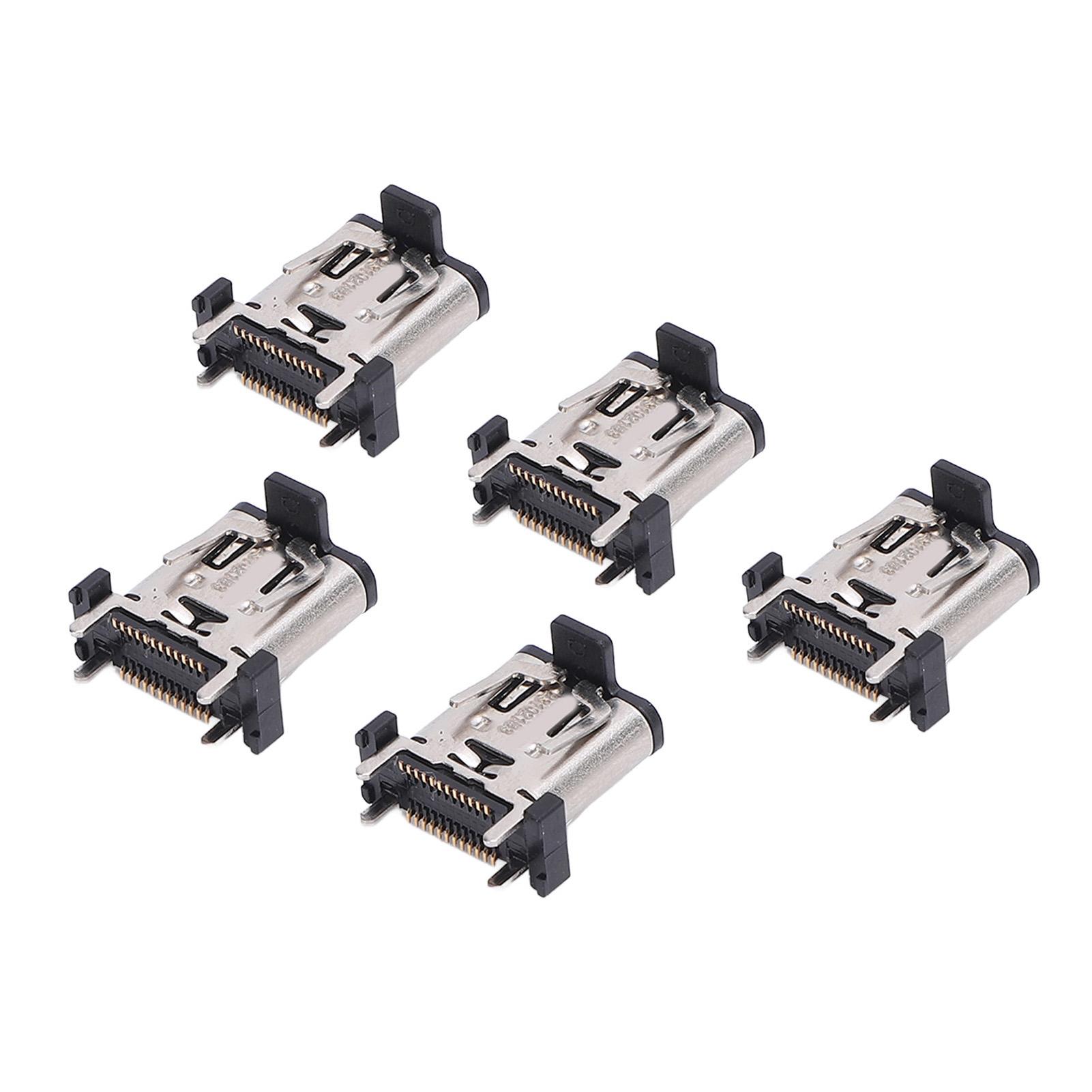 

5 шт. сменный металлический порт типа C для зарядки, замена интерфейса для ремонта