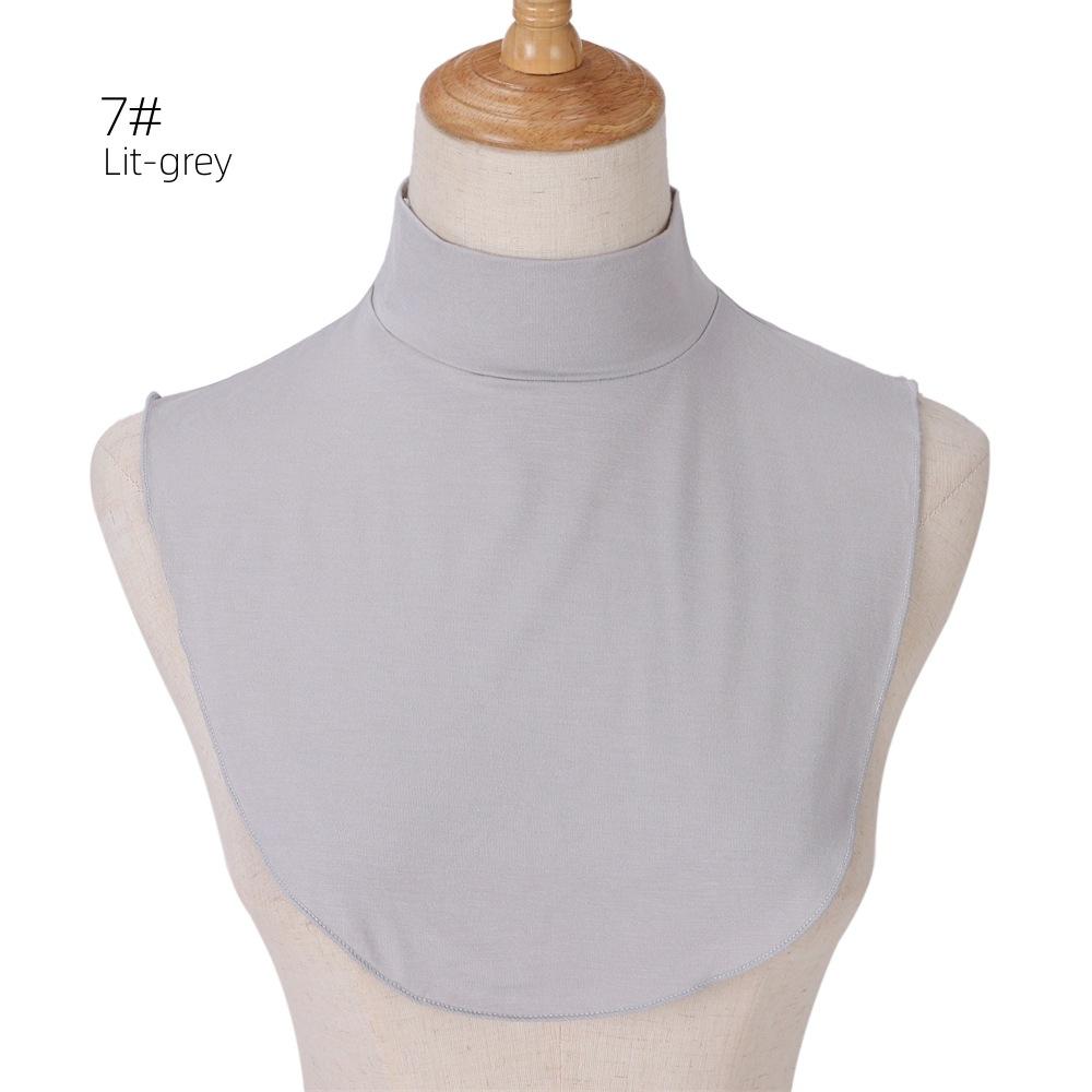 New Soft muslim women's neck cover modal jersey Full cover high neck turtle neck cover islamic clothing ladies clothes accessory