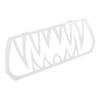 Front Grille Teeth Insert Aluminum Powder Coated Cool Look Rustproof Long Lasting for Ryker All Models White