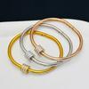 New High-end, Slim-waist Titanium Steel Bracelet, Fashionable, Starry and Luxurious