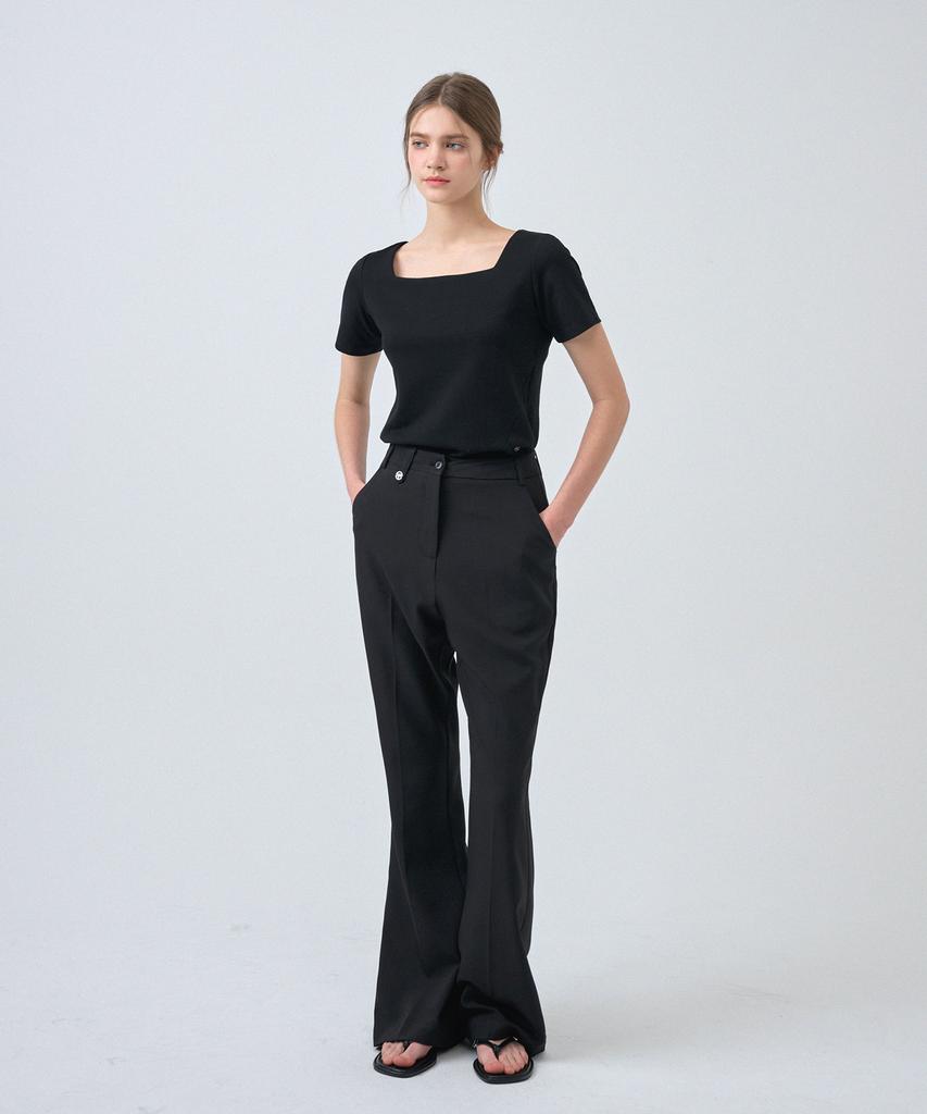 MICANE Myriel Bijo Point Bootcut Slacks