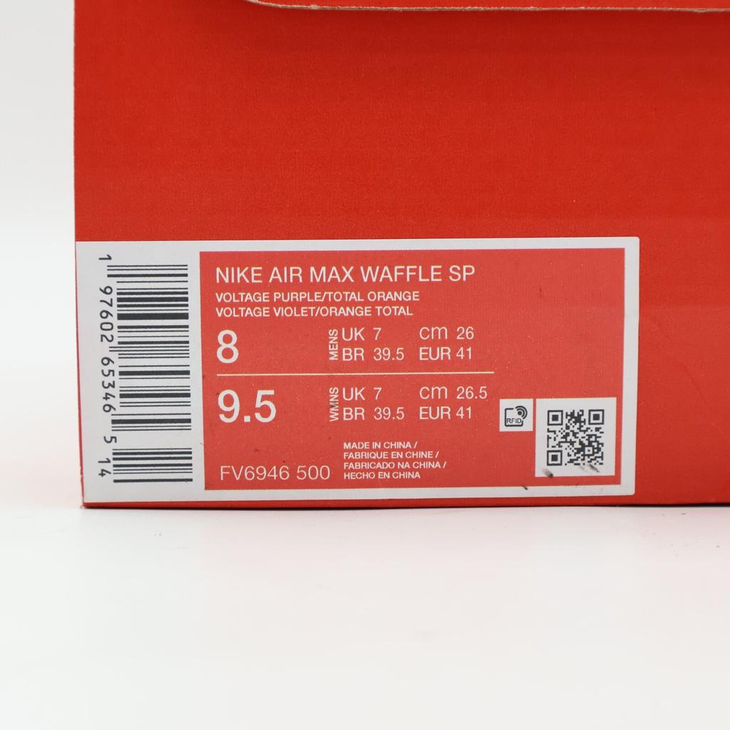 FV6946-500 Nike Air Max Waffle Racer SP Voltage Purple and Total Orange (Men's)